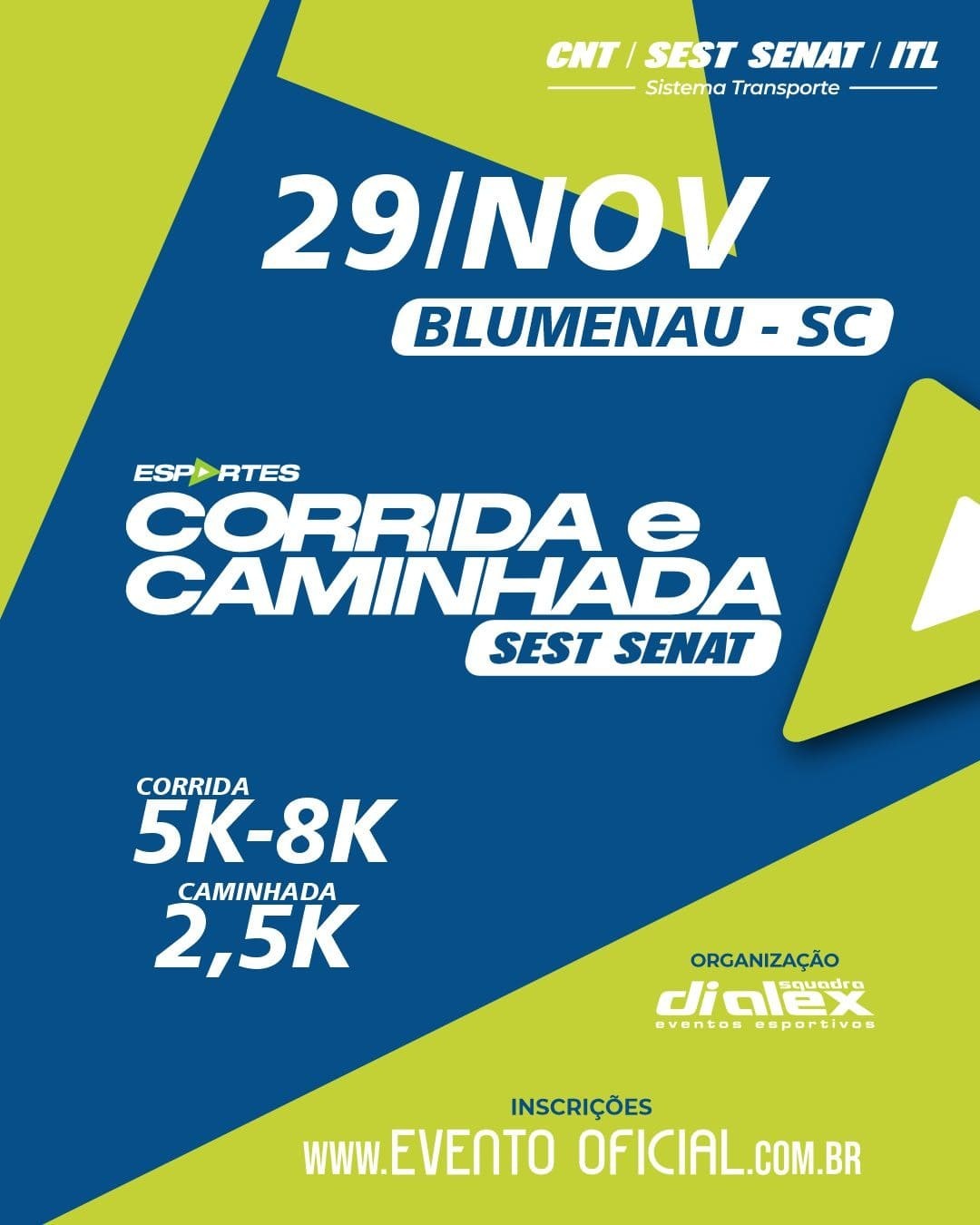 Corrida E Caminhada Sest Senat - Blumenau