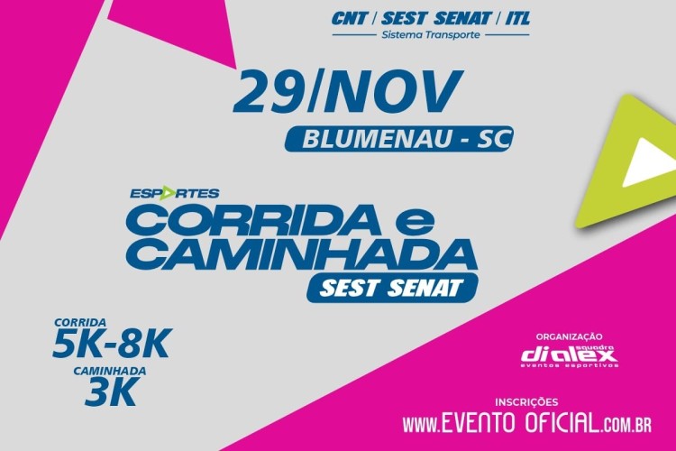 CORRIDA E CAMINHADA SEST SENAT - BLUMENAU