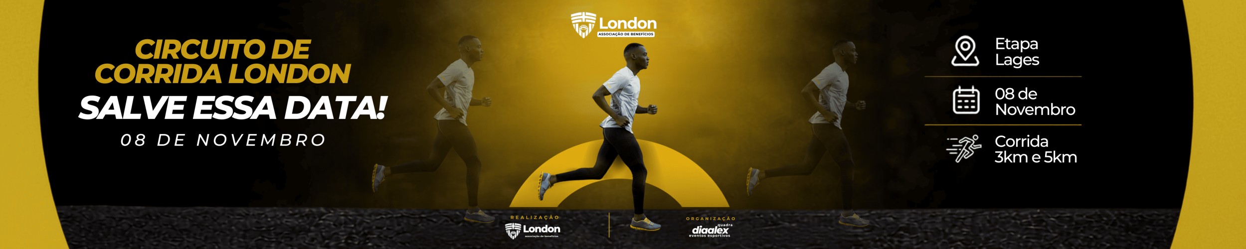CIRCUITO DE CORRIDA LONDON - ETAPA LAGES