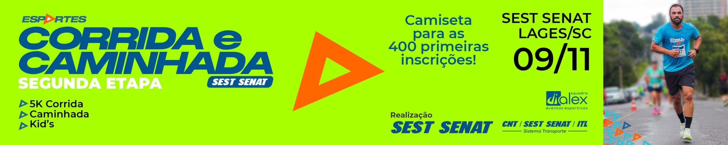2ª ETAPA CORRIDA E CAMINHADA SEST SENAT 2025