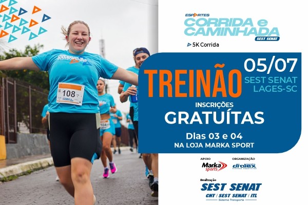 CORRIDA E CAMINHADA SEST SENAT LAGES 2026