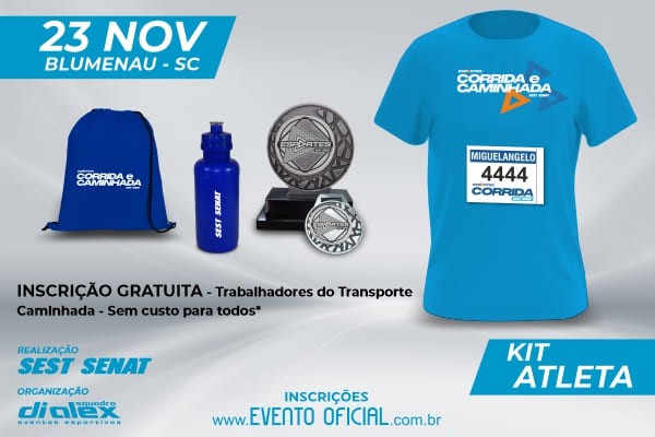 CORRIDA E CAMINHADA SEST SENAT - BLUMENAU