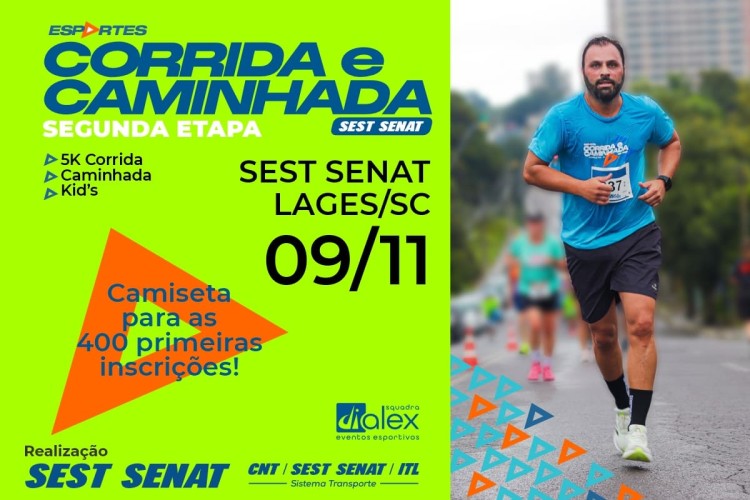 2ª ETAPA CORRIDA E CAMINHADA SEST SENAT 2025