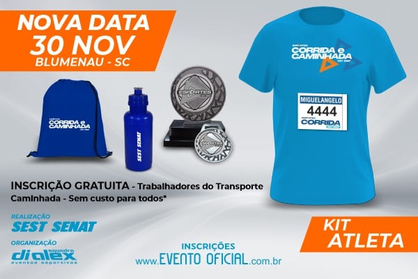 CORRIDA E CAMINHADA SEST SENAT - BLUMENAU