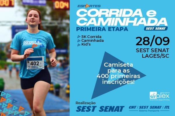 1ª ETAPA CORRIDA E CAMINHADA SEST SENAT 2025