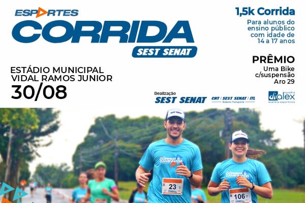 CORRIDA COLEGIAL 1500m - SEST SENAT - LAGES