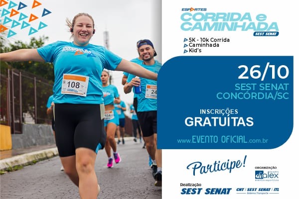 CORRIDA E CAMINHADA SEST SENAT CONCÓRDIA