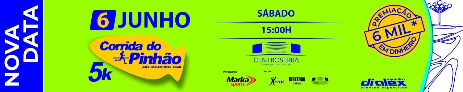 3ª CORRIDA DO PINHÃO 5K